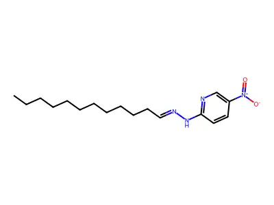 N-(dodecylideneamino)-5-nitropyridin-2-amine structure