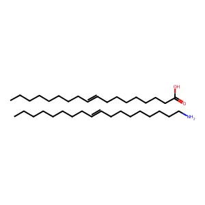 Octadec-9-en-1-amine;octadec-9-enoic acid structure