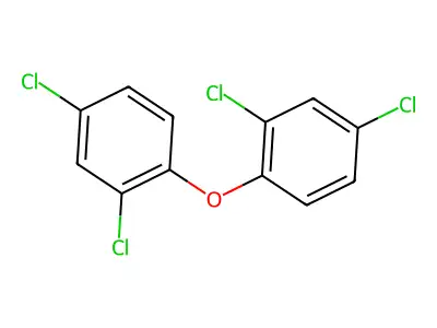 Bis(2,4-dichlorophenyl)ether structure