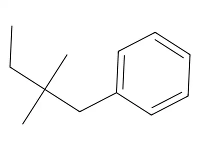 (2,2-Dimethylbutyl)benzene structure