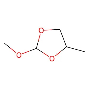 2-Methoxy-4-methyl-1,3-dioxolane structure