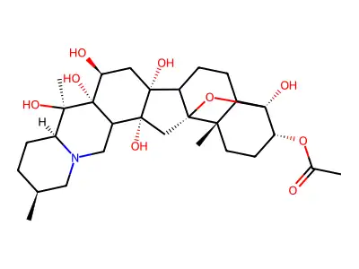 3-Acetylcevin structure