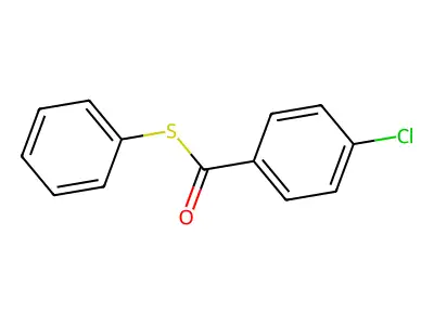 S-Phenyl p-chlorothiobenzoate structure