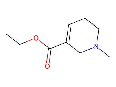 Ethyl 1-methyl-1,2,5,6-tetrahydropyridine-3-carboxylate structure