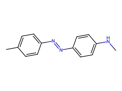 N-Methyl-p-(p-tolylazo)aniline structure