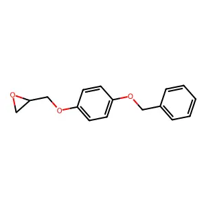 ((p-(Benzyloxy)phenoxy)methyl)oxirane structure