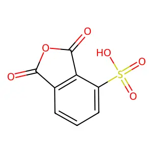 4-Isobenzofuransulfonic acid, 1,3-dihydro-1,3-dioxo- structure