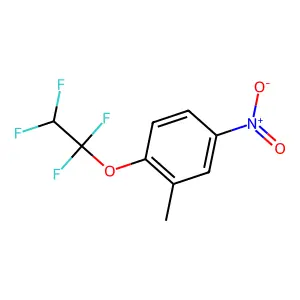 2-Methyl-4-nitro-1-(1,1,2,2-tetrafluoroethoxy)benzene structure