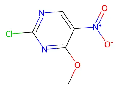 2-Chloro-4-methoxy-5-nitropyrimidine structure