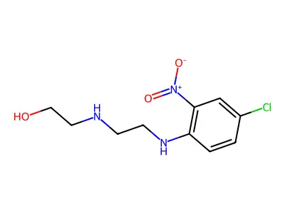 2-((2-(4-Chloro-2-nitroanilino)ethyl)amino)ethanol structure