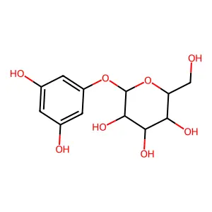 3,5-Dihydroxyphenyl beta-D-glucopyranoside structure
