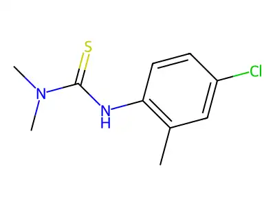 Thiourea, N'-(4-chloro-2-methylphenyl)-N,N-dimethyl- structure