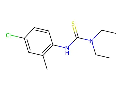 N'-(4-Chloro-2-methylphenyl)-N,N-diethylthiourea structure