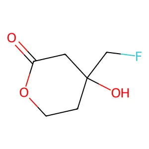 6-Fluoromevalonolactone structure