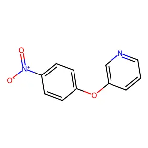 3-(4-Nitrophenoxy)pyridine structure