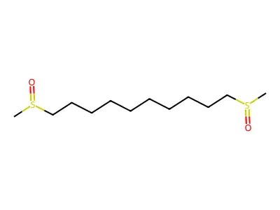 1,10-Di(methanesulfinyl)decane structure