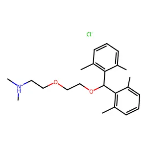 Xyloxemine hydrochloride structure