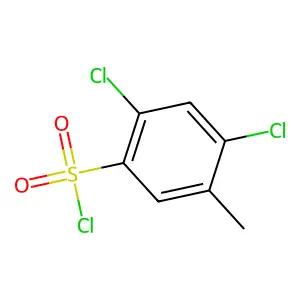 2,4-Dichloro-5-methylbenzene-1-sulphonyl chloride structure