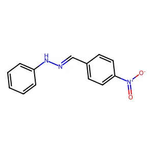 1-(4-Nitrobenzylidene)-2-phenylhydrazine structure