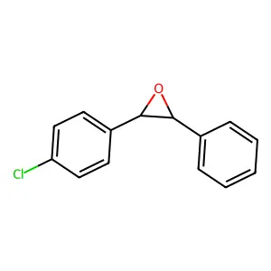 Oxirane, 2-(4-chlorophenyl)-3-phenyl-, trans- structure