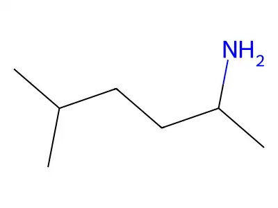 5-Methyl-2-hexylamine structure