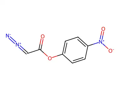 (E)-2-Diazonio-1-(4-nitrophenoxy)ethen-1-olate structure
