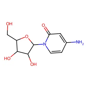 2(1H)-Pyridone, 4-amino-1-beta-D-ribofuranosyl- structure