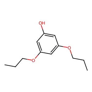 Phenol, 3,5-dipropoxy- structure