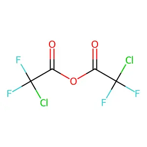 Acetic acid, 2-chloro-2,2-difluoro-, 1,1'-anhydride structure
