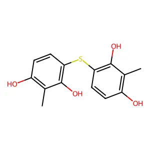 1,3-Benzenediol, 4,4'-thiobis[2-methyl- structure