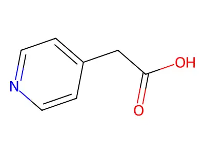 4-Pyridineacetic acid structure