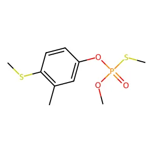 O,S-Dimethyl O-(3-methyl-4-(methylthio)phenyl) phosphorothioate structure