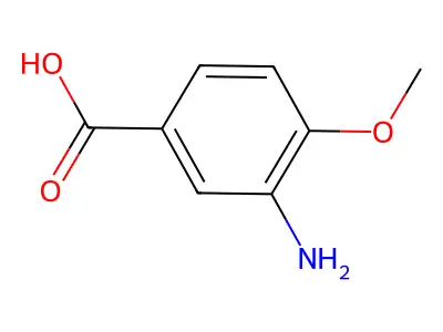 3-Amino-4-methoxybenzoic acid structure