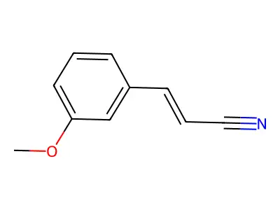 3-(3-Methoxyphenyl)-2-propenenitrile structure