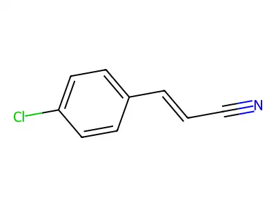 3-(4-Chlorophenyl)prop-2-enenitrile structure
