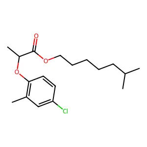 Mecoprop-2-octyl ester structure