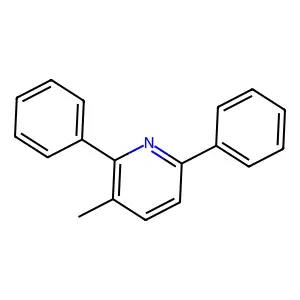 3-Methyl-2,6-diphenylpyridine structure