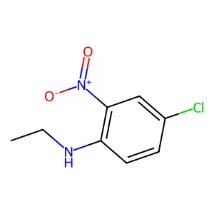 Benzenamine, 4-chloro-N-ethyl-2-nitro- structure