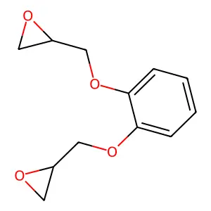 2,2'-(1,2-Phenylenebis(oxymethylene))bis(oxirane) structure