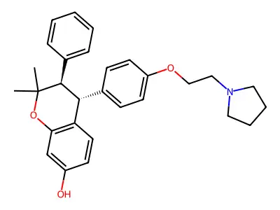 7-Desmethylormeloxifene structure