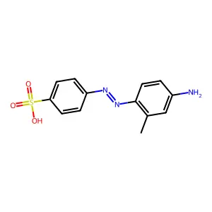 Benzenesulfonic acid, 4-[2-(4-amino-2-methylphenyl)diazenyl]- structure