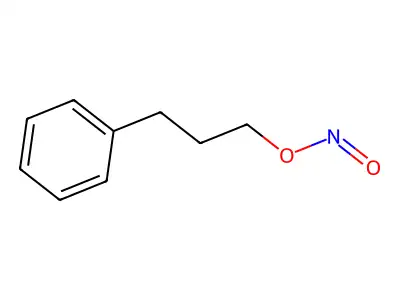 3-Phenylpropyl nitrite structure