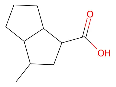 3-Methyloctahydropentalene-1-carboxylic acid structure
