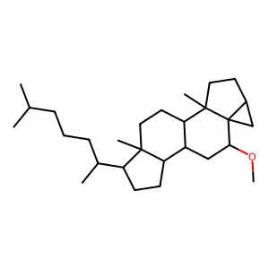 (3alpha,5R,6beta)-6-Methoxy-3,5-cyclocholestane structure