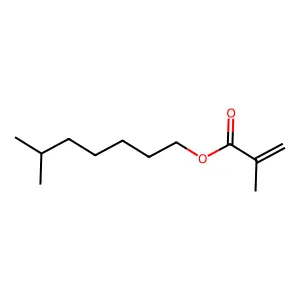 2-Propenoic acid, 2-methyl-, isooctyl ester structure
