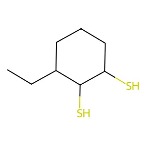 Ethylcyclohexanedithiol structure
