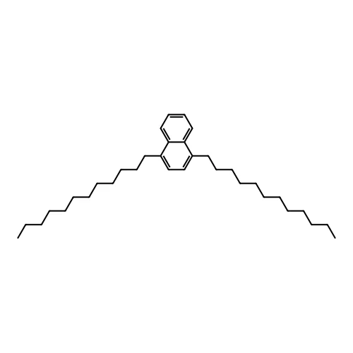 Naphthalene, didodecyl- structure