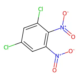 1,5-Dichloro-2,3-dinitrobenzene structure