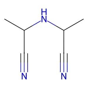 2,2'-Iminobis(propanenitrile) structure
