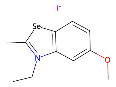 3-Ethyl-5-methoxy-2-methyl-1,3-benzoselenazol-3-ium;chloride structure